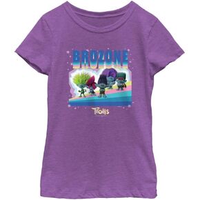 DREAMWORKS TROLLS Trolls Brozone Adults Girls Short Sleeve Tee Shirt