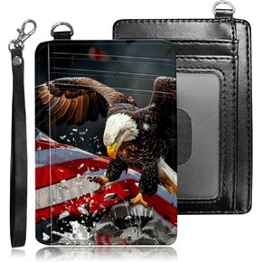 Credit Card Holder Slim Wallet,RFID Wallet Women Front Pocket Small Card Holder Travel Cute Thin Minimalist Card Case Leather Flat Wallet with ID Window&Wrist Strap,Bee Floral Moon in Kuwait