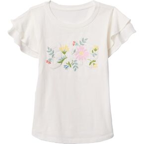 GAP Girls' Short Sleeve Logo Fashion Tee