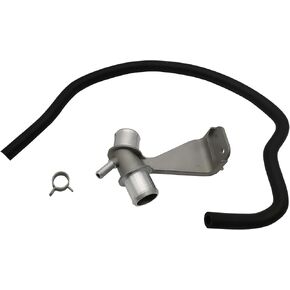 PartsFlow Aluminum Engine Coolant Line Lower for Toyota Corolla 2009-2017 & Matrix 2009-2014 (165770T030, 1657722040, 1657722H02) - Silver, 1pc