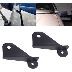WSays Upper Hood Ditch Side Pillar Light Pod Mount Bracket Compatible with Jeep Grand Cherokee ZJ 4WD/2WD 1993-1998
