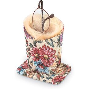 Home-X Plush Lined Eyeglass Holder (Tapestry)