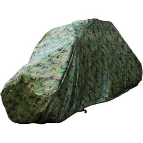 Waterproof UTV Cover for Polaris RZR for Yamaha for Can-Am Defender for Kawasaki for Ranger XP4 1000 Cover 2-3 Passenger Camouflage Color 122.05"x70.87"x68.90" Item Replacement