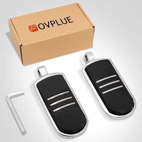 FOVPLUE Footpeg Kit,Mid Controls Rider/Passenger/Highway Peg Motorcycle Foot Pegs w/Male Mount for Harley Touring Road Glide Road King Electra Glide Street Glide Dyan Softail Sportster,For Lion Paw in Saudi Arabia