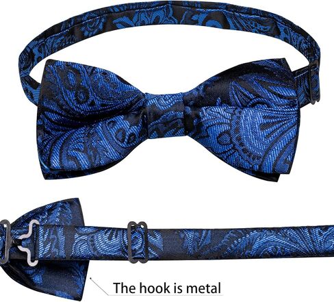 DiBanGu Men's Vest with Bow Tie with Tie Ring 5PCS Suit Vest and Bow Tie Handkerchief Cufflinks Set Formal in Saudi Arabia