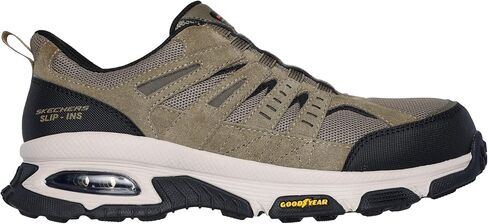 Skechers Men's Skech-air Envoy Cabon Nano Safety Toe Hands Free Slip-in Construction Shoe in Saudi Arabia