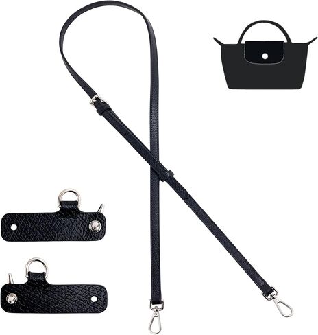 Genuine Leather Crossbody Strap and Conversion Kit for Longchamp Mini Bag Strap Kit - Durable, Easy to Install, and Stylish in Kuwait