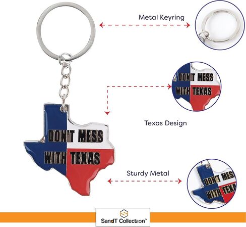 Texas Souvenir Keychain Collection, Set of 3 in Kuwait