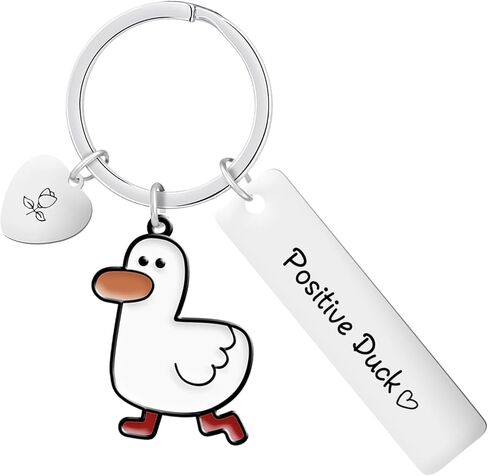 Artlunar Funny Cute Duck Inspirationshain مع بطاقة رسائل لأمي ، أبي ، عاشق ، أخت ، أنت أو عشاق البط in Saudi Arabia