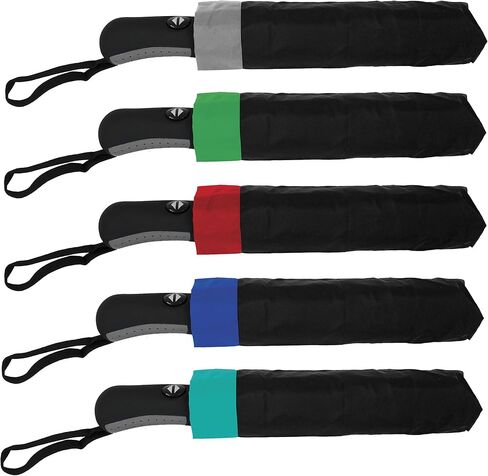 The Color Flip 46" Windproof Compact Inverted Umbrella Automatic Open Close Inside Out Mini Lightweight Reverse Umbrella for Rain & Sun, Strong Folding Umbrella For Men and Women, Royal Blue/Black in Saudi Arabia