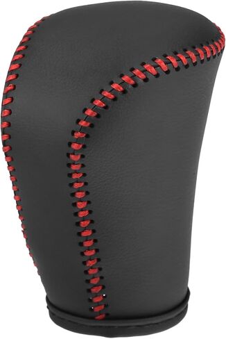 Gear Shift Knob Cover for Buick Excelle 04-12 with Black Stitches Durable | Interior Transmission Shifter Boot Lever Cover Black Faux Leather 1 Pcs in Saudi Arabia