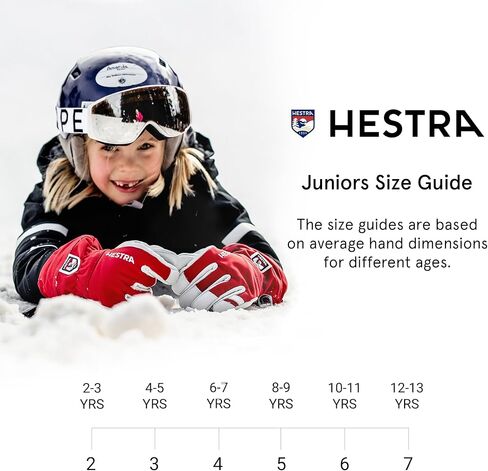 Hestra Gore-Tex Atlas Junior Gloves for Boys & Girls I Isised Mittens for Winter Sports & Cold Weather in Kuwait