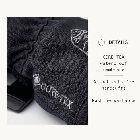 Hestra Gore-Tex Atlas Junior Gloves for Boys & Girls I Insulated Waterproof Mittens for Winter Sports & Cold Weather in Kuwait