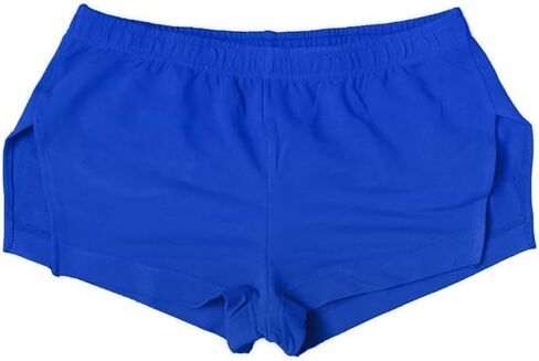 Mens 3" Large Split Side Lounge Shorts Cotton for Sleeping Home Workout Gym Bodybuilding in Saudi Arabia