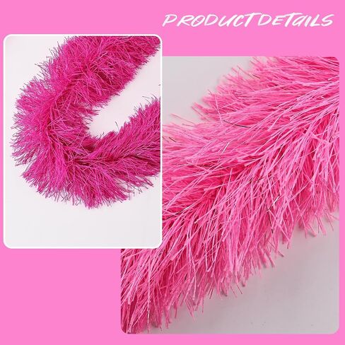 9pcs Feather Boas 5ft Artificial Fluffy Boas Bulk for Wedding Birthday Party Christmas Costume Decor in Saudi Arabia
