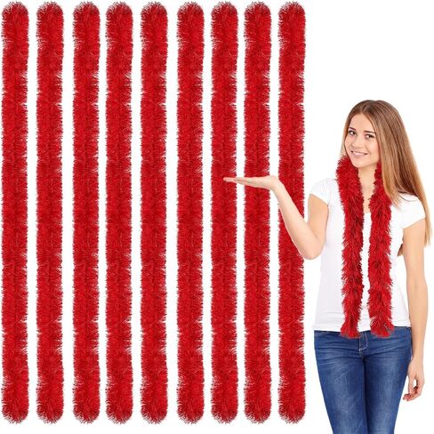 9pcs Feather Boas 5ft Artificial Fluffy Boas Bulk for Wedding Birthday Party Christmas Costume Decor in Saudi Arabia