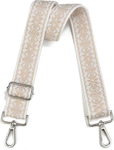 Crossbody Straps for Purses Silver Hardware Purse Strap Wide Shoulder Strap Adjustable Replacement in Kuwait