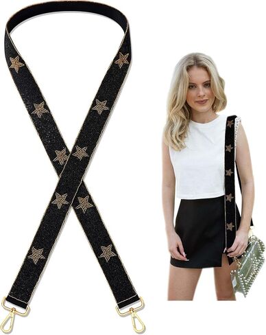 Game Day Beaded Purse Strap Stadium Football Stars Bag Strap Game Day Concert Clear Crossbody Handbag Replacement Strap in Saudi Arabia
