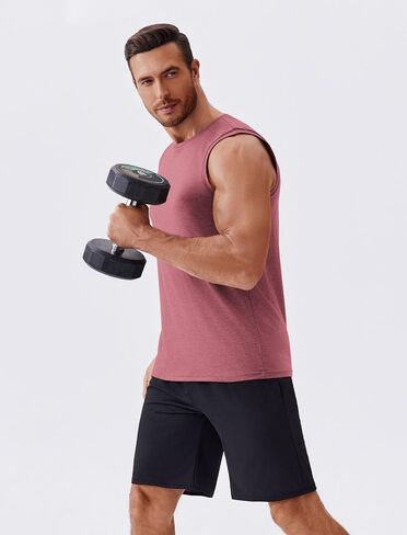 Pinspark Men's 3 Pack Pack Tank Tops قمصان الصالة الرياضية بلا أكمام القمصان الجافة الجافة القمصان العضلية للرجال in Saudi Arabia