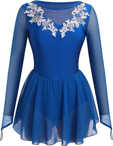 Afavom Women Figure Ice Skating Dress in Kuwait