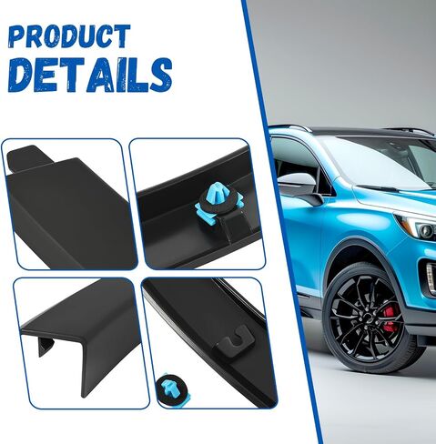 ecotric wheel chold fender fender flare متوافق مع 2013-2022 بويك Encore بديل لـ GM1291247 95275469 ABS ABS Side Plastic Side in Kuwait