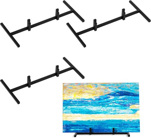 2 Pcs Metal Glass Display Stands Easel for Stained,ceramic Tiles, Plaques, for Picture, Collectibles Ceramic Tiles Photo Office Trade Show Office, or Home in Saudi Arabia