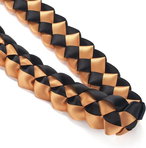 Graduation Lei, Graduation Leis 2025, Graduation Necklace for Class of 2025, 1PC/2PCS/6PCS Braided Ribbon Lei for Graduation Accessories, Grads Parties Decorations in Saudi Arabia