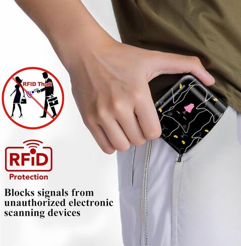 حامل بطاقة ائتمان مصغرة RFID الألومنيوم للنساء الرجال ، حافظة بطاقة صعبة النحافة ، CATE CARD Wallet ID CASE الفراشة الزرقاء الفاخرة in Kuwait