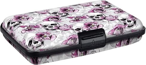 Mini RFID Aluminum Credit Card Holder for Women Men, Slim Business Hard Card Case, Cute Card Wallet ID Case Luxuious Blue Butterfly in Kuwait