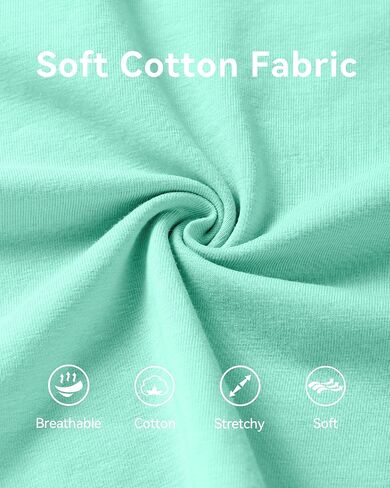 KEREDA Girls Short Sleeve Shirts Crop Tops Crewneck Summer Basic Tees for Kids with Pocket in Kuwait