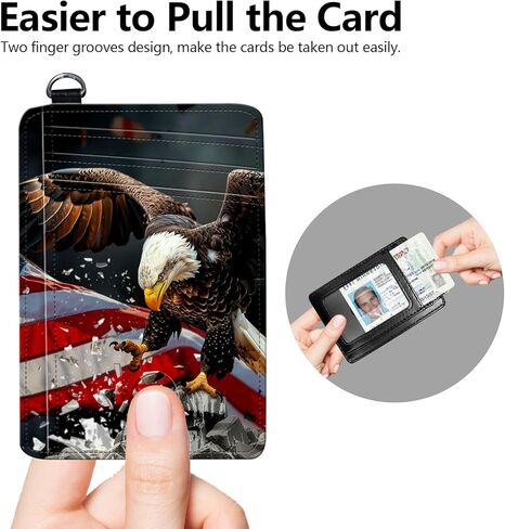 Credit Card Holder Slim Wallet,RFID Wallet Women Front Pocket Small Card Holder Travel Cute Thin Minimalist Card Case Leather Flat Wallet with ID Window&Wrist Strap,Bee Floral Moon in Kuwait