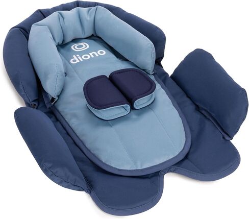 Diono Cuddle Soft 2-in-1 Head Support, Comforting Head and Body Support for Babies, Converts depending on Infants Size, Purple Wildberry in Saudi Arabia