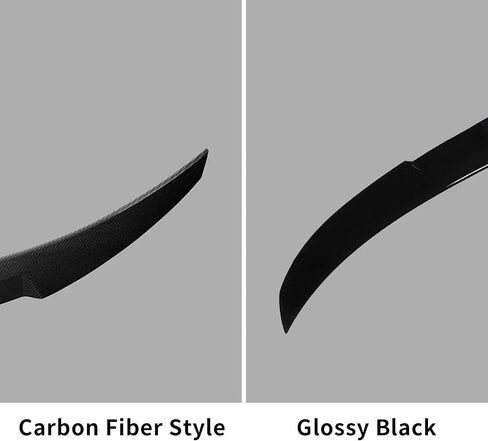 Spoiler Wing Rear Spoiler Compatible with BMW 3 Series F30 F80 M3 Sedan 330i 320i 328i 335i 340i 2013-2018 Trunk Tail Rear Trunk Lid,Glossy Black - PSM Style in Saudi Arabia