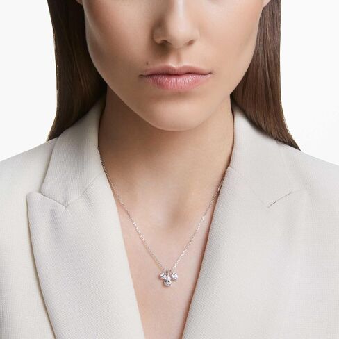 مجموعة مجوهرات Swarovski Attract Pear، لمسة نهائية من الروديوم، كريستالات شفافة in Kuwait