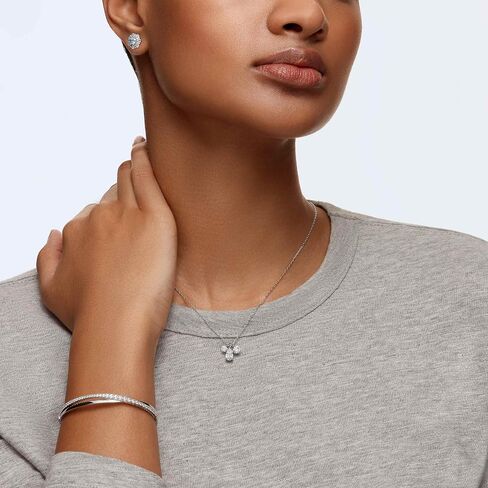 مجموعة مجوهرات Swarovski Attract Pear، لمسة نهائية من الروديوم، كريستالات شفافة in Kuwait