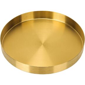 Decorative Tray Centerpiece Decor Organizer Round Trays Storage for Coffee Table Tray Home Decor for Living Room Kitchen Counter