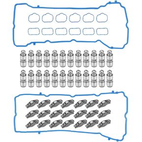 5184296AH 5184332AA 3.6 Pentastar Rocker Arm Lifters Valve Cover Gaskets Kit for 2011-2016 Challenger Charger Journey Chrysler 300 Wrangler Ram 1500