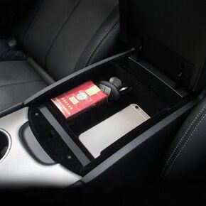 Car Armrest Box Central Secondary Storage Glove Phone Holder Container Tray Organizer fit for Infiniti Q50 2014 2015