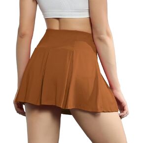 الأداء النشط للسيدات Skort Skort Lightweight Skirt لتشغيل Tennis Golf Workout Sports