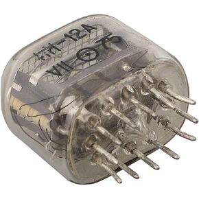IN-12 Nixie Tube Digital Display for Clock Kit Glass DIY Retro Vacuum Tube Clock Metal Construction 18x12mm Figure Size