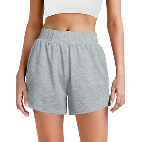 Quenteen Womens Sweat Shorts Summer Lounge Cotton Shorts Pj Bottoms Sleep Shorts in Kuwait