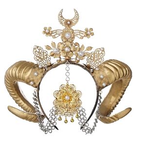 COSDREAMER Mary Halo Crown Headband Spiked Zip Tie Halo Crown Sunburst Goddess Headband
