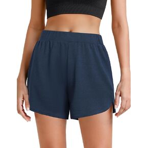 Quenteen Womens Sweat Shorts Summer Lounge Cotton Shorts Pj Bottoms Sleep Shorts