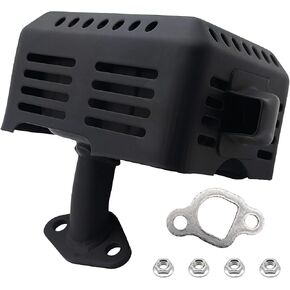 GX160 Muffler Silencer Assembly for Honda 5.5hp 6.5hp GX120 GX140 GX200 18310-ZF1-000 159cc predator 196 cc 173 212cc Motor Engine with Exhaust Deflector