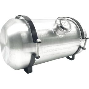 JSD Auto Parts 3.25 جالون خزان الغاز الألومنيوم/مركز خزان الوقود ملء 8 x16 بوصة نسج 1/4 نا