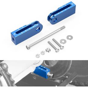 Red CNC Motorcycle Chain Adjusters Compatible with Yamaha Banshee 350 1987-2006, Blaster 200 1988-2006, See Fitments