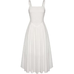 Scarlet Darkness Renaissance Dress Corset Dress for Women Summer Sleeveless Cotton Long Dress