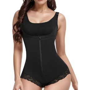 Fajas Colombianas Shapewear for Women Tummy Control,Faja Body Shaper Butt Lifter Bodysuit