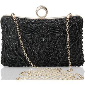 BABEYOND Evening Clutch Purses for Women - Vintage Evening Bag Accessories for Women Gatsby 1920s Beaded Sequin Clutch