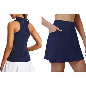 baleaf Women's Golf Shirts & Skorts Blue S